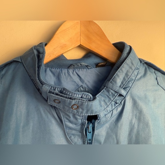 Vtg Members Only Jacket Mens 44 Steel Blue Classic Bomber 80s/90s Retro Grandpa - Picture 3 of 16